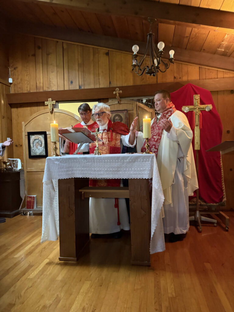 Fr. John Friedline, KTG Father Bobby Collier, OCC (Jr.) Archbishop Cooper